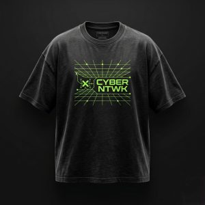 nocturnal oversized tee washed black